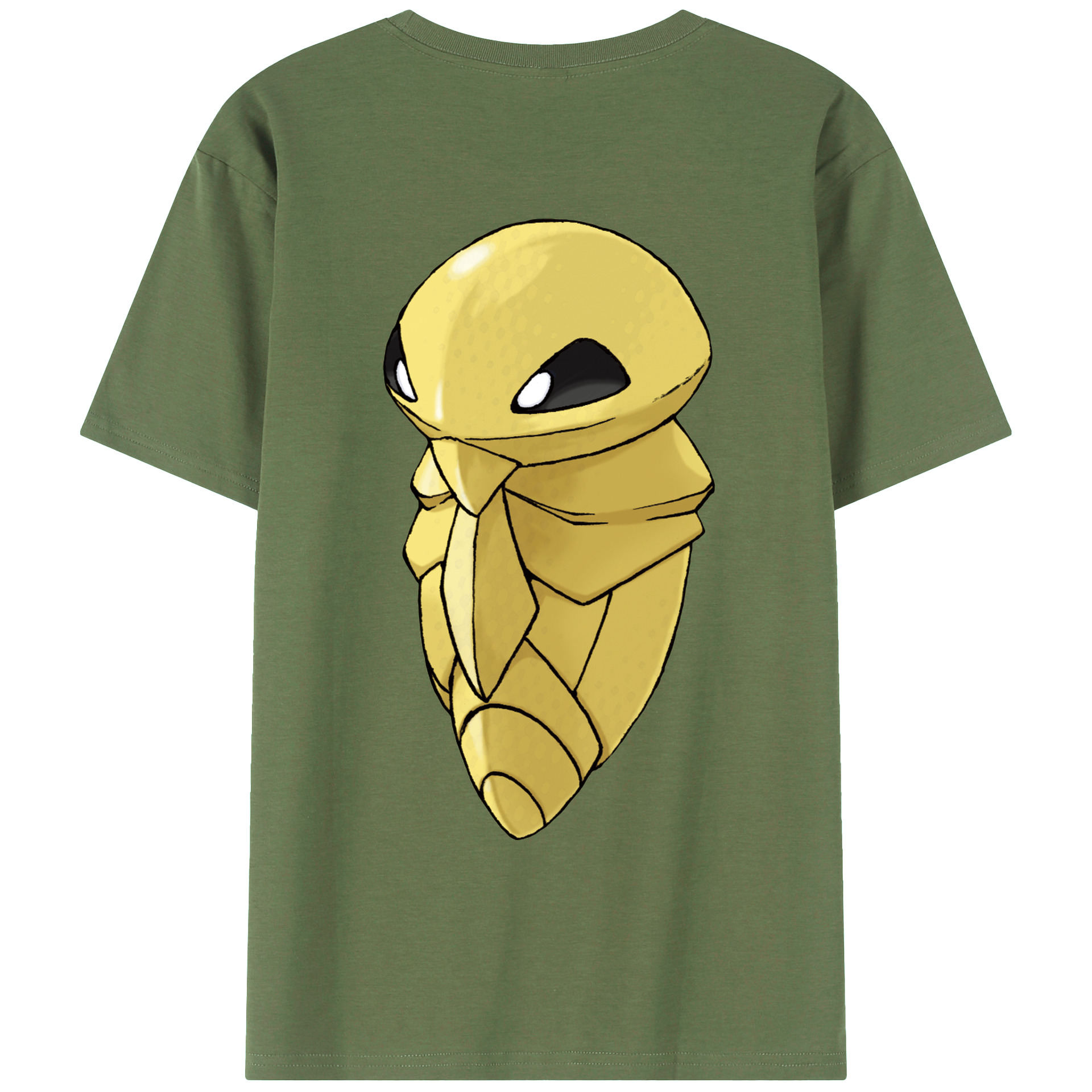 （画像用） ポケットモンスター Pokémon 綿100％ メンズ半袖Tシャツ（バックプリント） 通気性